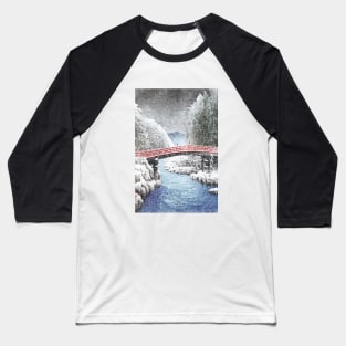 The Sacred Bridge at Nikko by Kawase Hasui Baseball T-Shirt